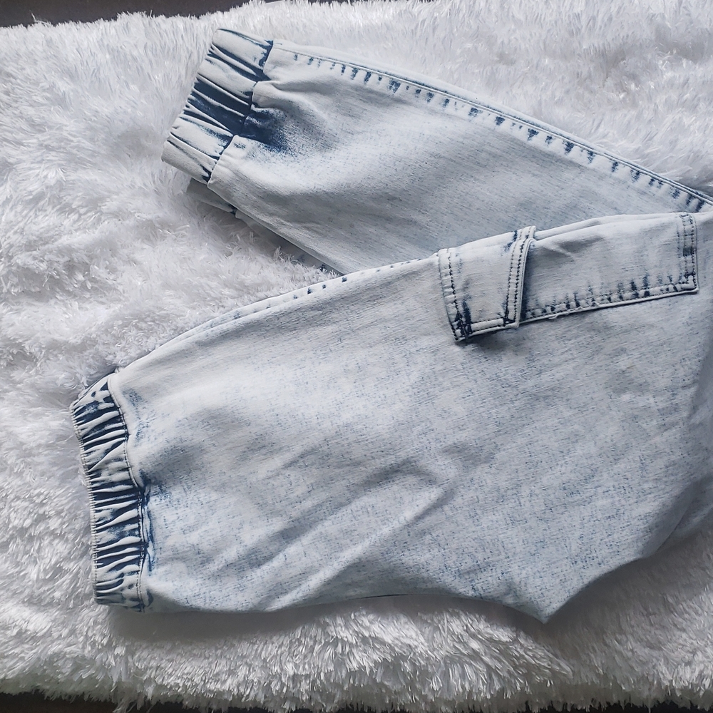 Stone washed jean size L